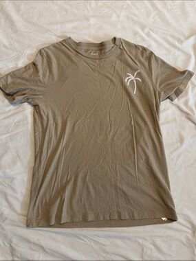 Old Navy Olive Green Palm Graphic Tee